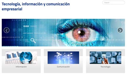 Tecnología, información y comunicación empresarial - Diseño Página web - Blogs