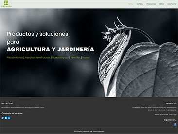 Páginas web - DISTIAGRO - Agricultura y jardinería