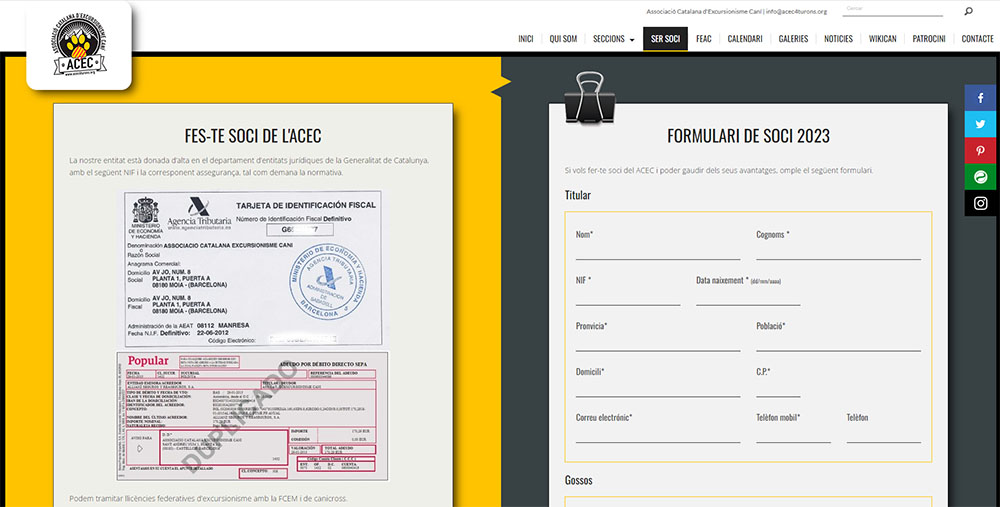 Dise&ntilde;o de formularios de inscripci&oacute;n personalizados